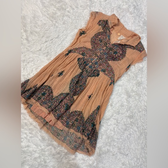 Free People Papercut Shirt Dress - Picture 4 of 7